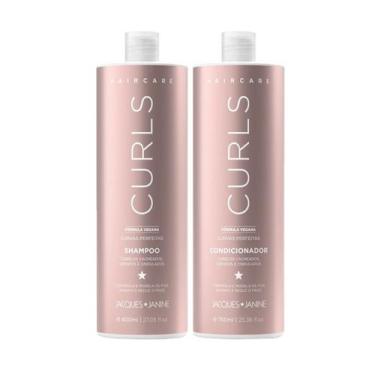 Imagem de Kit Shampoo 800 ml + Condicionador 750 ml Jacques Janine Curls