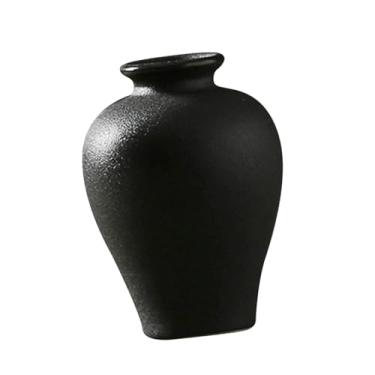 Imagem de WeiLaiKeQi Vaso de cerâmica para arte, vaso para flores, suporte para arranjo de flores, ornamento para estante, Style a