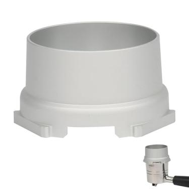 Imagem de Funil de dosagem de substituição para Ninja Luxe Cafe | Funil de filtro portátil de liga de alumínio compatível com os modelos Ninja Luxe Café Premier Series ES601 e ES601C - Prata