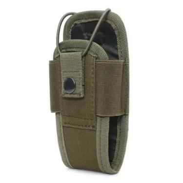 Imagem de Suporte Bolso rádio tático ajustável Bag Molle Two Way Verde - ShopMM