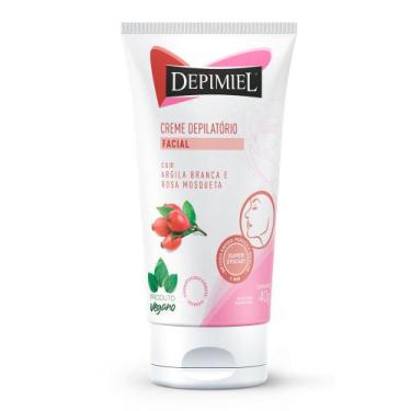Imagem de Creme Depilatório Facial Depimiel Argila Branca e Rosa Mosqueta 40g