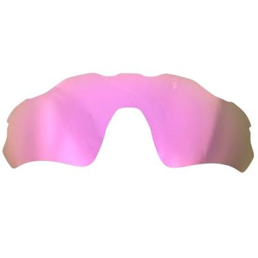 Imagem de Wetnenss Lentes de substituição para óculos de sol Oakley Radar EV Path OO9208/polarizadas de 1,5 mm/fácil de instalar (rosa)