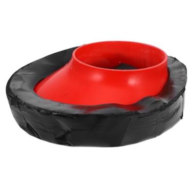 Imagem de SOLUSTRE Kit de reparo de flange de vaso sanitário anel de cera à prova de vazamento vedação de vaso sanitário de borracha para instalação compensada junta de vaso sanitário para substituição de