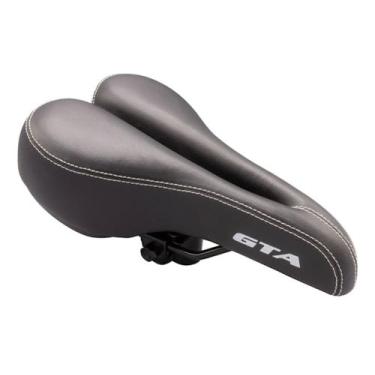 Imagem de Banco Selim Vazado Gta Preto Bike Mtb Confortável C Carrinho