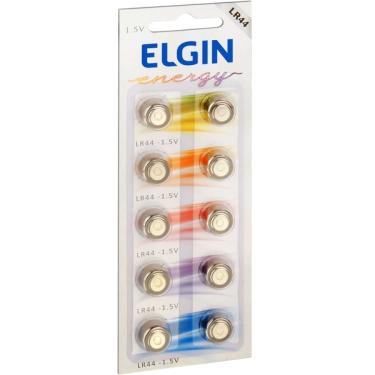 Imagem de Pilha Bateria Botao Lr44 1.5v Cartela 10un Elgin