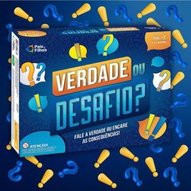Imagem de Jogo Verdade Desafio Cartas Tabuleiro Perguntas Família Esquenta Infan