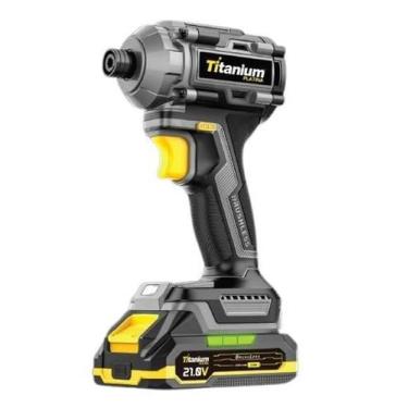 Imagem de Parafusadeira de impacto ti-21/230p a bateria 21v titanium platina