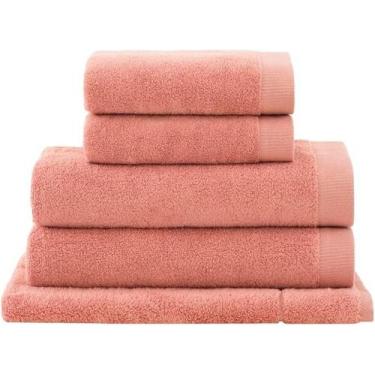 Imagem de Jogo toalha de banho gigante 5 peças dual air - buddemeyer, Goiaba 329