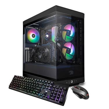 Imagem de iBUYPOWER - Y40 Gaming Desktop - Intel Core i7-14700KF - 32GB DDR5 RAM - NVIDIA GeForce RTX 4070 12GB - 2TB NVMe SSD - Preto-Y40BI7N4702