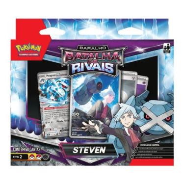 Imagem de Deck Batalha Pokémon Rivais Steven - Copag