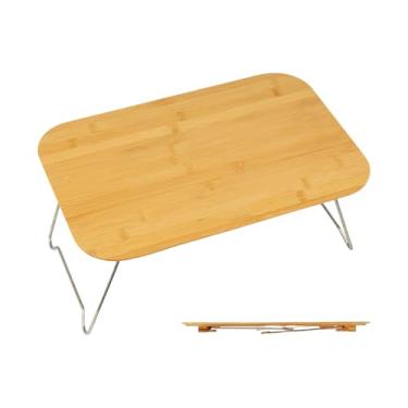 Imagem de Rrlihjgu Mesa dobrável para acampamento | Pequena mesa dobrável - acessório de acampamento ao ar livre mesa portátil para cozinha, jardim, varanda, quintal, pátio, casa, piquenique, carro, laptop