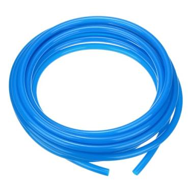 Imagem de HARFINGTON Tubo pneumático Mangueira PU 14 mm OD x 10 mm ID 10 metros (32,8 pés) Tubo de mangueira de linha de poliuretano PU para compressor de ar transferência de fluido de água, azul