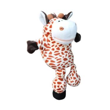 Imagem de Aymzbd Capa protetora para taco de golfe animal, capa de proteção estilosa, de madeira de pelúcia para golfe, esportes ao ar livre para adultos, Cervo Sika