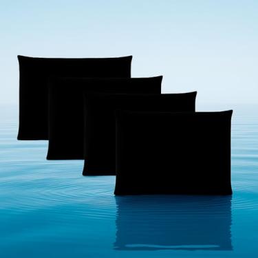 Imagem de Kit 4 Capas Premium Protetora De Travesseiro Fronha Impermeável 70x50cm