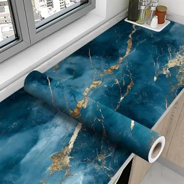 Imagem de NYZE Papel de parede vintage descasque e cole papel de parede autoadesivo moderno papel de parede removível para decoração de armário de quarto 39,3L x 16W