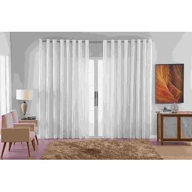 Imagem de Cortina Jacquard Luxo Em Tecido Semi Blackout Sala 6,00X2,80 - B.F Con