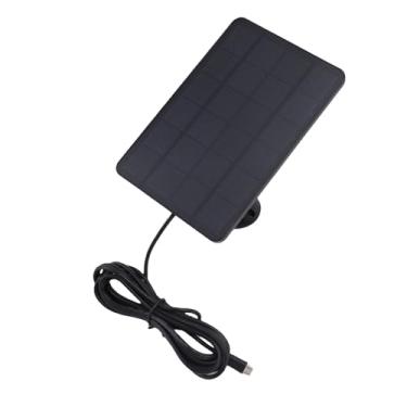Imagem de Serounder 2 Pacote - Painel Solar para Pisca de Câmera de Segurança Ao Ar Livre 4, Carregador Solar de 10W Com Suporte Ajustável de 360 °, Cabo de 9,8 Pés, IP65 à Prova D'água