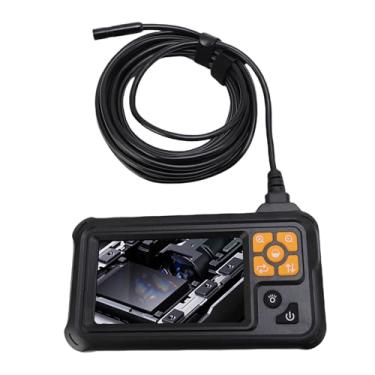 Imagem de Eujgoov Endoscópio Industrial, Lente única de 8 Mm 1080p HD Borescope Câmera IP67 Escopo de Inspeção Com Tela LCD de 4.3 Polegadas para Carro de Drenagem de Esgoto Carro (5m / 16,4ft)