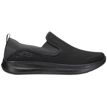 Imagem de Tênis Olympikus Esportivo Slip On Wellness 2 Masculino Preto, Preto, 3