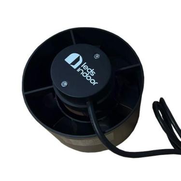 Imagem de Exaustor Axial leds indoor Silencioso Para Parede Teto Estufa 100mm 12