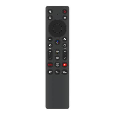 Imagem de Controle remoto de substituição de voz RC813A compatível com TCL TV 55C755 65C755 75C755 G0401-000253 JH-24161 55QM6K 65QM6K 75QM6K 85QM6K 98QM6K