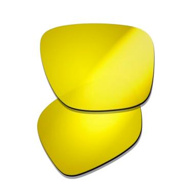 Imagem de Prizo ORL Lentes de reposição polarizadas antirreflexo para óculos de sol Oakley Holbrook XXL OO9487 (ouro 24K)