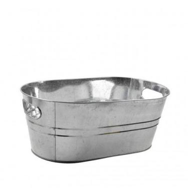 Imagem de Balde de metal galvanizado retangular para cerveja 7,6l - CASITA, Prat