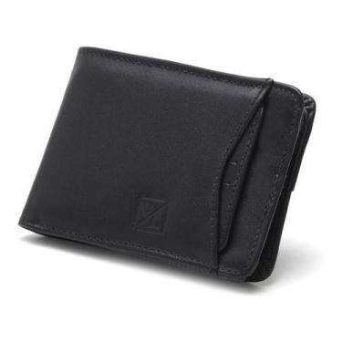 Imagem de Carteira Masculina Couro Porta Cartão Documentos Slim Moderna 050 - VP