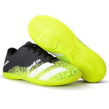 Imagem de chuteira cano baixo campo do 36 ao 43 - impulso, Preto amarelo, 40
