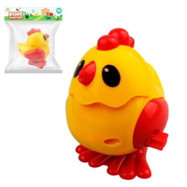 Imagem de Pintinho de plastico a corda 8x7x6,5cm - Ark Brasil