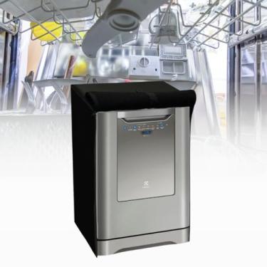 Imagem de CAPA PARA LAVA LOUÇAS ELECTROLUX 14 SERVIÇOS IMPERMEÁVEL (PRETO)