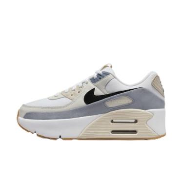 Imagem de Nike Tênis feminino Air Max 90 LV8 (FD4328-106, branco/ardósia cinza/marrom claro/preto), Branco/ardósia cinza/marrom claro/preto, 42