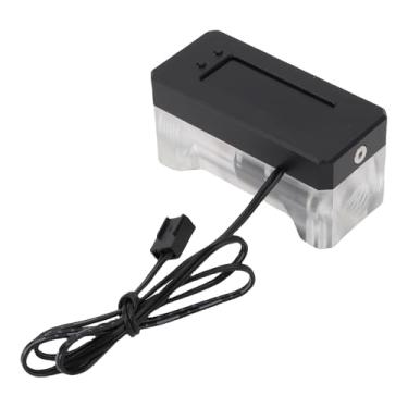Imagem de aqxreight Alarme do Medidor de Fluxo de Refrigeração de água Display Digital LCD Com Alarme de Rpm de Alta Temperatura para o de Resfriador de água para PC de Mesa