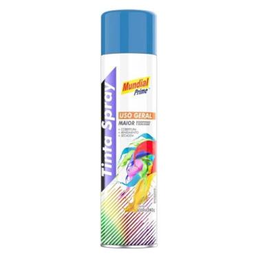 Imagem de Tinta Spray Mundial Prime Uso Geral Azul Médio 400ml - Aeroflex