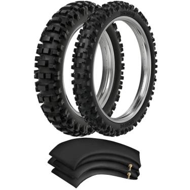 Imagem de Kit Pneu Crf 150f Ttr 125 70/100-19 + 90/100-16 Rmx35 Rinaldi