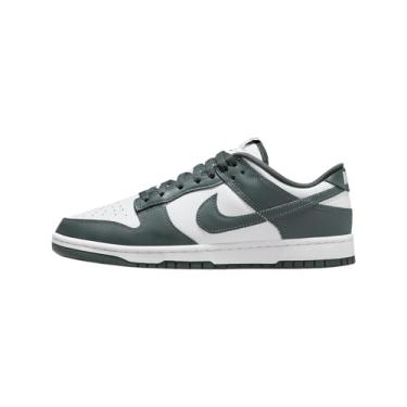 Imagem de Nike Dunk Low Retrô Masculino, Branco/Branco/Verde Vintage, 39