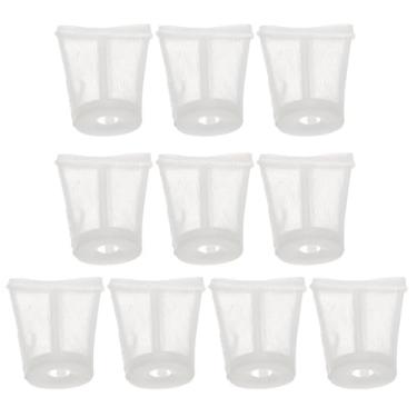 Imagem de ULTECHNOVO 10 filtros de pulverizador de tinta de malha fina para uso automotivo e doméstico, filtro de substituição essencial para malha de revestimento suave, pistolas de pulverização compatíveis