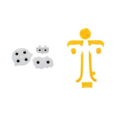 Imagem de Almofada De Borracha Condutiva Para Botão De Teclado GBA D Pad a B L R