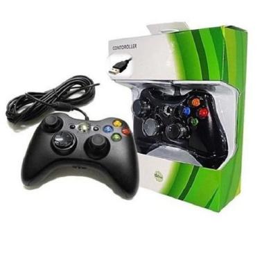 Imagem de Controle Xbox Com Fio Compatível 360 Joystick E Pc Slim - Concise Fash