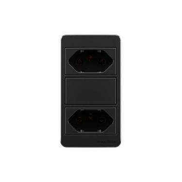 Imagem de Placa para Condulete Caixa 3/4" com Tomada Dupla 2P+T 20A MarGirius Sl