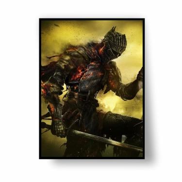 Imagem de Placa/Quadro Decorativo Dark Souls 40X60Cm Ps 2Mm