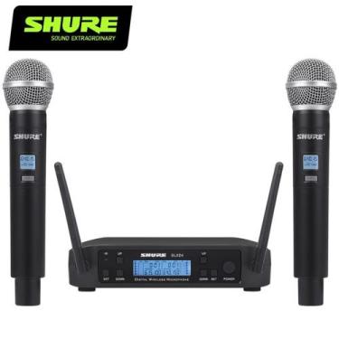 Imagem de Microfone Shure Glxd4 Beta58a Duplo Profissional Sistema UHF Digital -