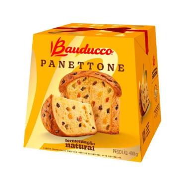 Imagem de Panettone Bauducco Frutas 400g Panetone Tradicional Natal Frutas