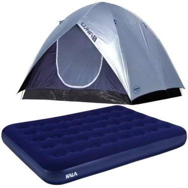 Imagem de Barraca para Camping Luna 5 Pessoas com Colchão Inflável Casal Inflado