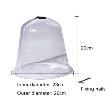 Imagem de KIMISS 6pcs Planta de Jardim Reutilizável Cloche - Capas de Cúpula Protetora para Mudas, Jardim Ao Ar Livre, Proteção contra Geadas e Vitalidade da Planta (Cor variada)
