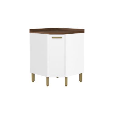 Imagem de Gabinete de Cozinha Modulado Bella Canto c/ 1 Porta Branco - Bertolini