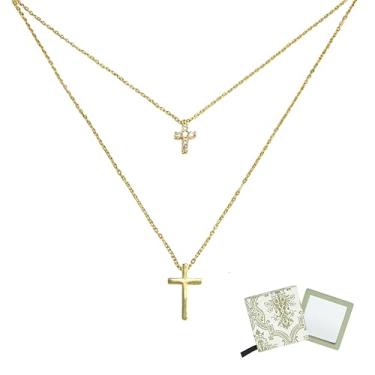 Imagem de Colar com pingente de zircônia pérola banhado a ouro para mulheres, moda moderna, joia feminina, melhor amiga, mãe, noiva, aniversário, casamento, presente de Natal com caixa, Zircão