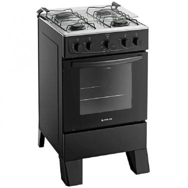 Imagem de Fogão 4 Bocas Acendimento Manual Mesa de Inox Forno 50L Milão Atlas