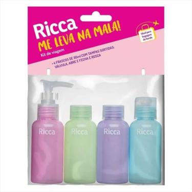 Imagem de Ricca Conjunto Com 4 Frascos Para Viagem