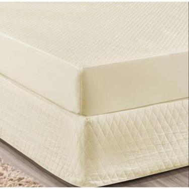 Imagem de Capa Para Colchão Impermeável Matelada Casal Padrão Avelã